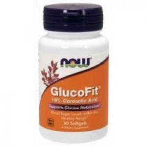 Now Foods GlucoFit - wyciąg z liści Banaba Suplement diety 60 kaps.