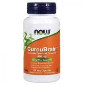 Now Foods CurcuBrain 400 mg Suplement diety 50 kaps.