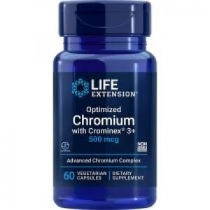 Life Extension Optimized Chromium with Crominex 3+ Suplement diety 60 kaps.