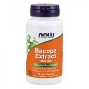Now Foods Bacopa Extract 450 mg Suplement diety 90 kaps.