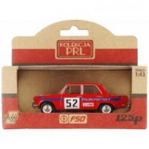 Kolekcja PRL Fiat 125p Rally czerwony Daffi