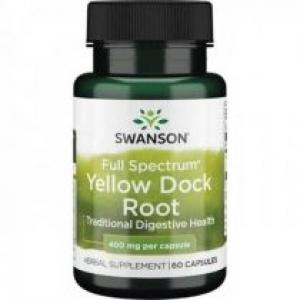 Swanson Yellow Dock Root Suplement diety 60 kaps.