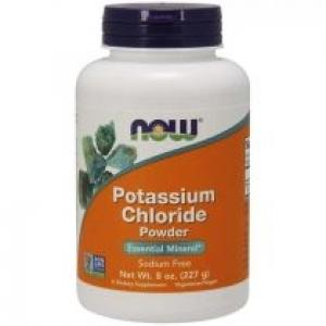 Now Foods Potassium Chloride - Chlorek Potasu Suplement diety 227 g