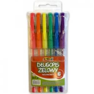 Penmate Kolori Długopis żelowy neonowy 6 kolorów