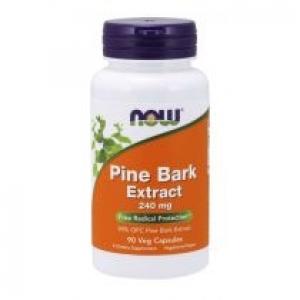 Now Foods Pine Bark Extract - Ekstrakt z kory Sosny Suplement diety 90 kaps.