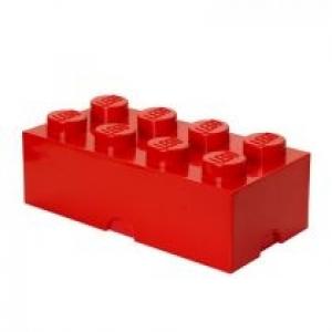 Pojemnik klocek LEGO Brick 8 Czerwony