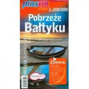 Pobrzeże Bałtyku. Mapa turystyczna Plastik w skali 1:200 000