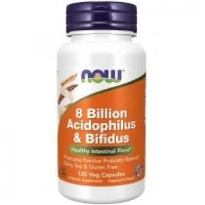 Now Foods 8 Bilion Acidophilus & Bifidus Suplement diety 120 kaps.
