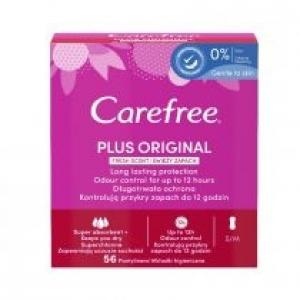 Carefree Plus Original wkładki higieniczne Fresh Scent 56 szt.