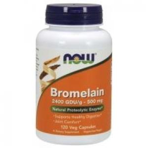 Now Foods Bromelaina Suplement diety 120 kaps.