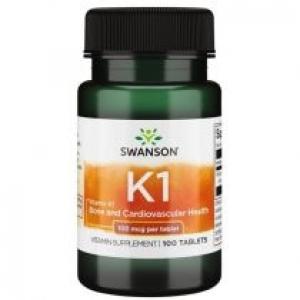 Swanson Vitamin K1 100 mcg Suplement diety 100 tab.