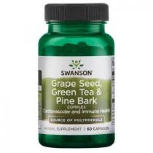Swanson Seed Green Tea & Pine Bark Complex Suplement diety 60 kaps.