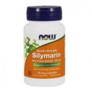 Now Foods Silymarin - Sylimaryna z Ostropestu Plamistego + Dandelion Root (Mniszek) + Karczoch Suplement diety 50 kaps.