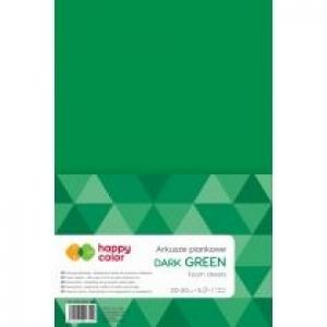 Happy Color Arkusze piankowe A4, ciemnozielone, 5 arkuszy zielone 5 szt.