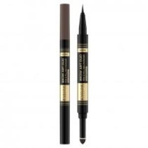 Eveline Cosmetics EVELINE_Brow Art Duo Pen & Filing Powder precyzyjny pisak i cień do brwi 2w1 Dark