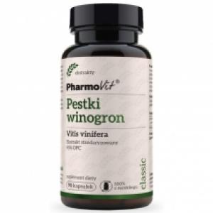 Pharmovit Pestki Winogron stan.95% OPC Suplement diety 90 kaps.