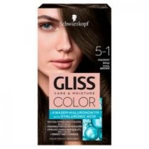 Schwarzkopf Gliss Color krem koloryzujący do włosów 5-1 Chłodny Brąz