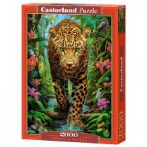 Puzzle 2000 el. Leopard in the Wild Castorland