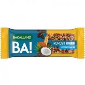 Bakalland Baton zbożowy BA! Kokos i kawa - Koncentracja 35 g
