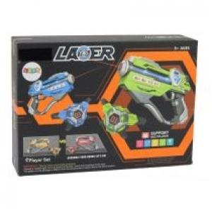 Broń laserowa do gry zespołowej 4szt Leantoys
