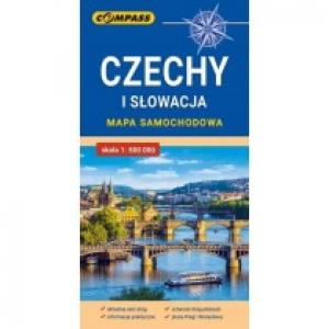 Mapa samochodowa Czechy i Słowacja 1:500 000