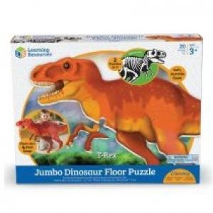 Piankowe puzzle podłogowe 20 el. Dinozaur T-Rex Learning Resources