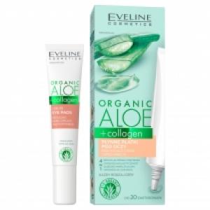 Eveline Cosmetics Organic Aloe+Collagen płynne płatki pod oczy 20 ml