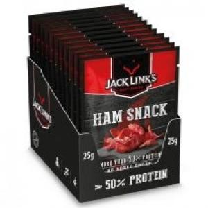 Jack Links Suszona szynka Ham Snack zgrzewka 12 x 25 g