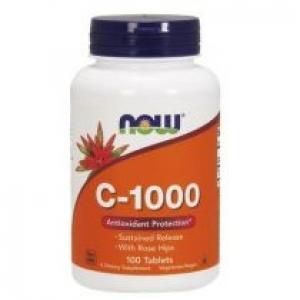Now Foods Witamina C 1000 mg o przedłużonym uwalnianiu Suplement diety 250 tab.