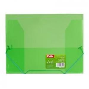 CoolPack Teczka na gumkę A4 31.5 x 24.5 cm transparentna, zielona
