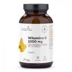 Aura Herbals Witamina C 1000 mg kwas l-askorbinowy Suplement diety 120 kaps.