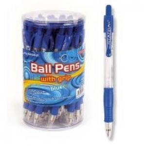 Starpak Długopis automatyczny GRIP S niebieski