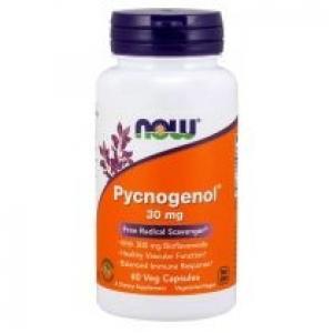 Now Foods Pycnogenol 30 mg Suplement diety 60 kaps.