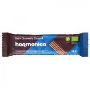 Harmonica Wafelek z kremem kokosowo - kakaowym w polewie czekoladowej 40 g Bio