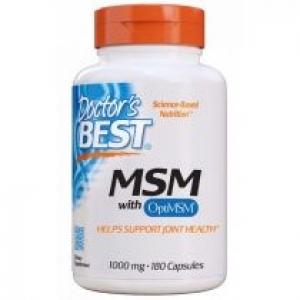 Doctors Best MSM OptiMSM Suplement diety 180 kaps.