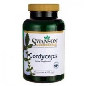 Swanson Cordyceps 600 mg Suplement diety 120 kaps.
