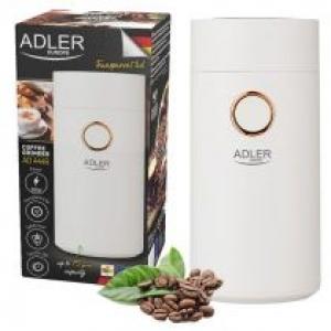 Adler AD 4446wg Młynek do kawy orzechów ziół elektryczny biały złoty 150W