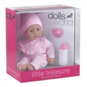 Lalka bobas 38 cm Little Treasure Dolls World