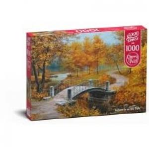 Puzzle 1000 el. Autumn in an old park CherryPazzi