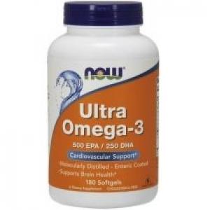 Now Foods Ultra Omega-3 Suplement diety 180 kaps.