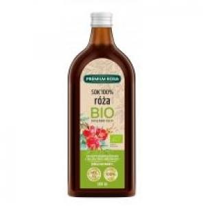 Premium Rosa Sok NFC dzika róża 100% - suplement diety 500 ml Bio
