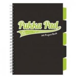 Pukka Project Book Black A5 kratka 100 kartek 3 szt.