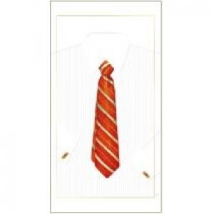 Karnet G05 41A 036 + koperta Krawat czerwony 12x23 cm
