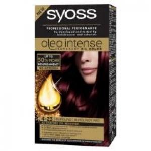 Syoss Oleo Intense farba do włosów trwale koloryzująca z olejkami 4-23 Burgundowa Czerwień