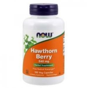 Now Foods Hawthorn Berry - Głóg Dwuszyjkowy 540 mg Suplement diety 100 kaps.