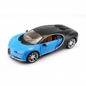 Model kompozytowy Bugatti Chiron niebiesko-czarny Maisto