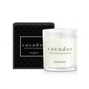 Cocodor Świeca zapachowa Premium biała Rose Perfume PCA30390 140 g