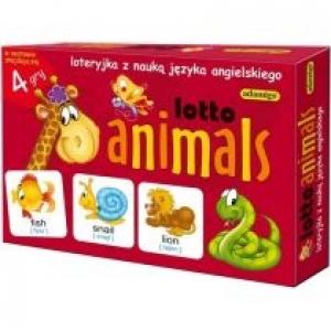 Lotto animals. Loteryjka z nauką języka angielskiego Adamigo