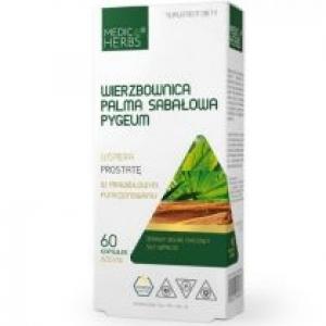 Medica Herbs Wierzbownica, Palma Sabałowa, Pygeum Suplement diety 60 kaps.