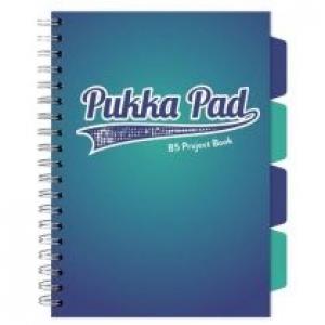 Pukka Project Book Blue B5 kratka 100 kartek 3 szt.